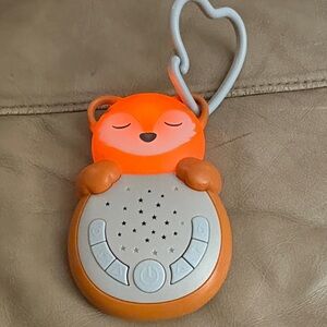 Cloud B Orange and Gray Fox Night Light